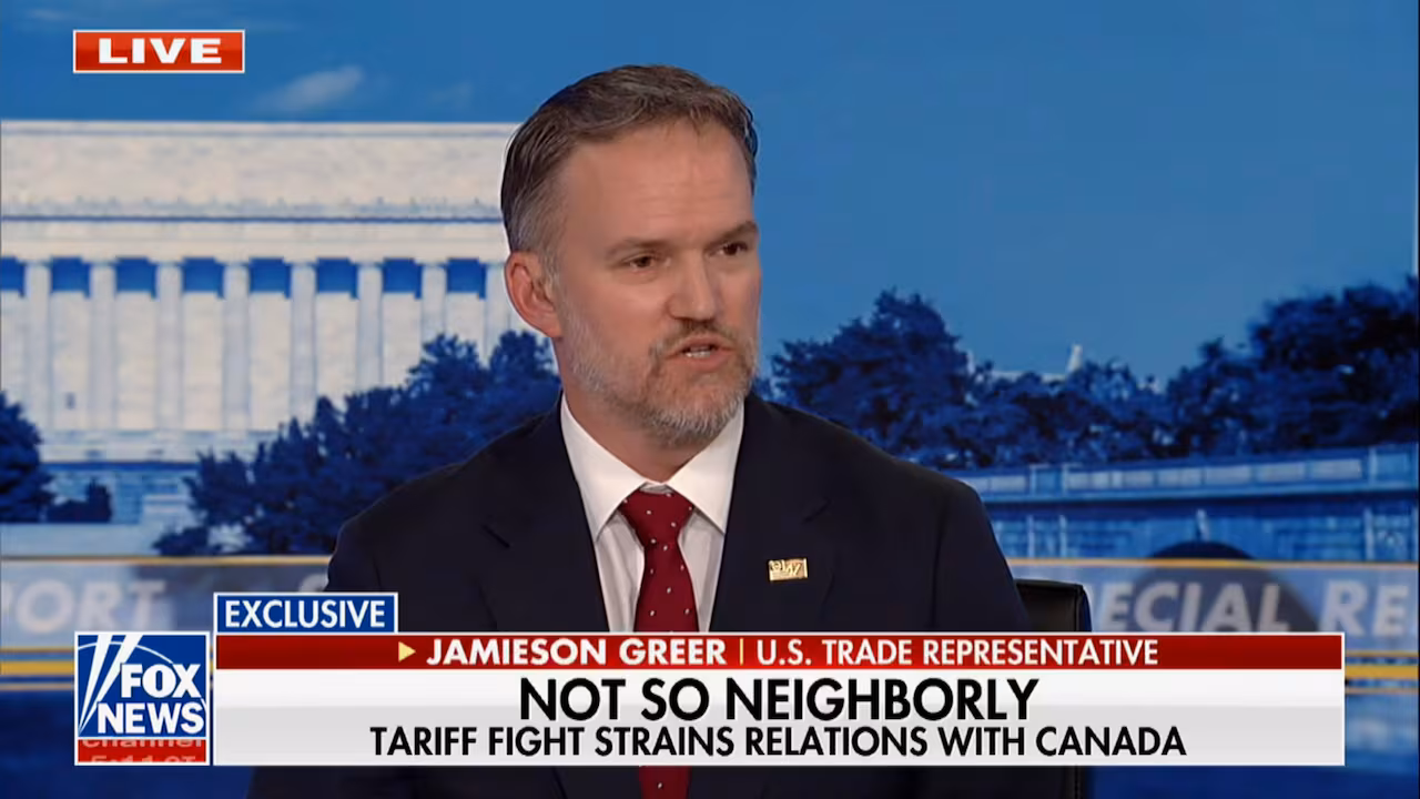 Trump's trade rep tells Fox News that Canada needs to see the light on trade