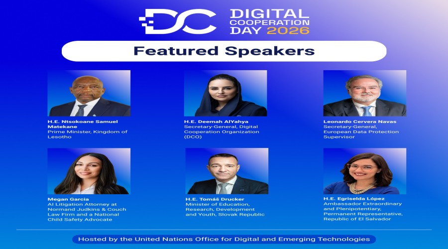 UNODT reveals first speakers for Digital Cooperation Day 2026 in New York