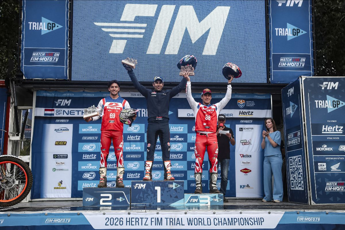 Premier class title within Bou’s grasp after day one of TrialGP of the Netherlands
