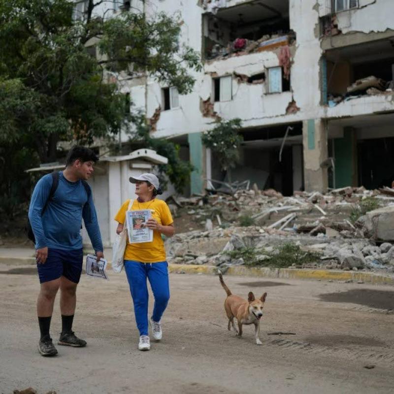 Months after Venezuela earthquakes, a family refuses to give up search for their missing relative