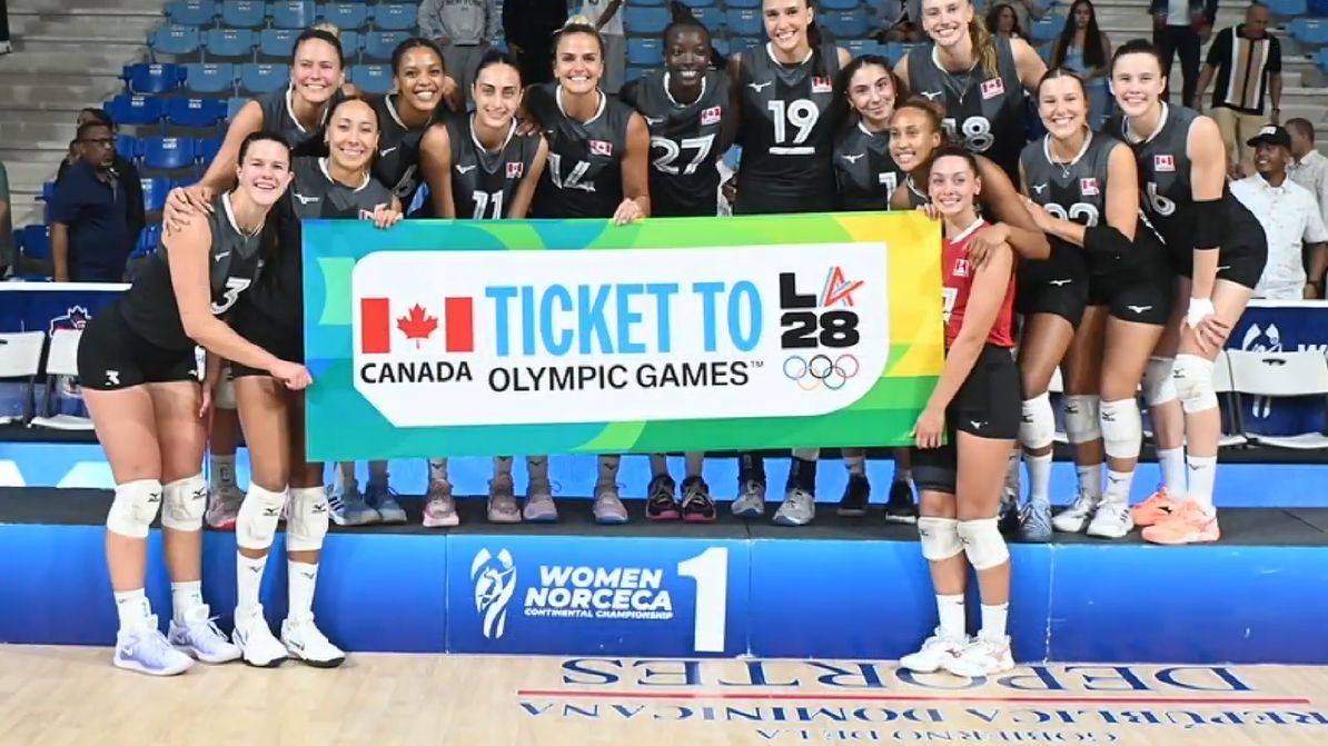 Canada Women's Volleyball qualifies for 2028 Olympics