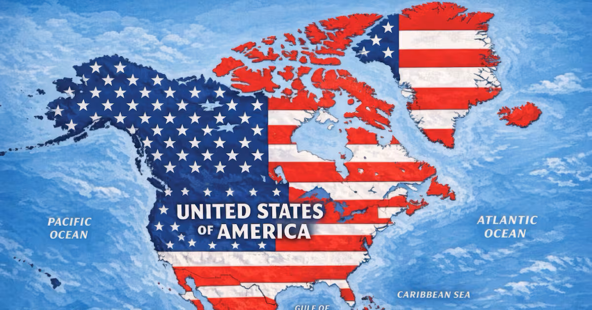 Trump sparks fury with post of map with Canada, Iceland as part of U.S.