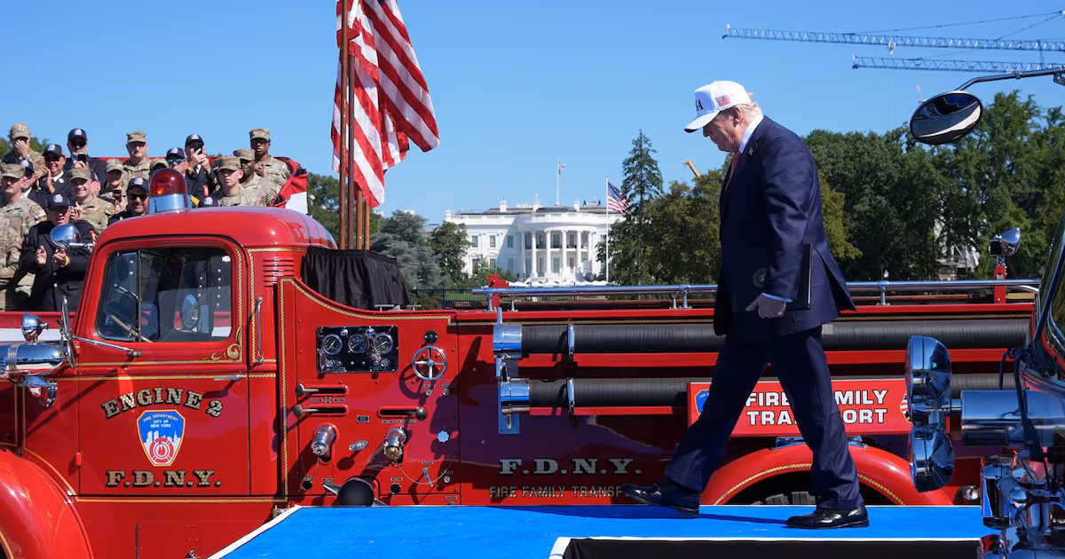 Trump honours 9/11 victims at the Ellipse, pledging to ‘never forget’