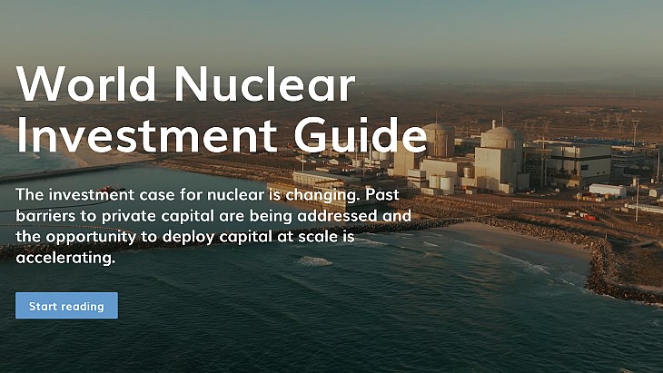 Guide aims to 'unlock mainstream finance' for nuclear