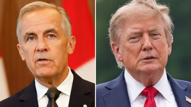Trump says Canadian products to be removed from U.S. government contract lists in response to counter-tariffs