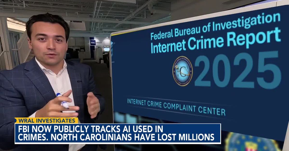 FBI now publicly identifies, tracks AI used in crimes. North Carolinians have lost millions