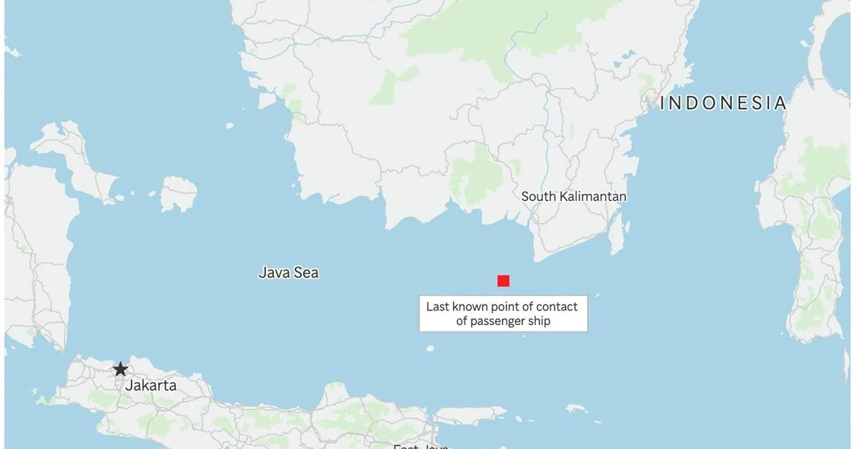 Search underway for about 130 people after Indonesian ferry overturns