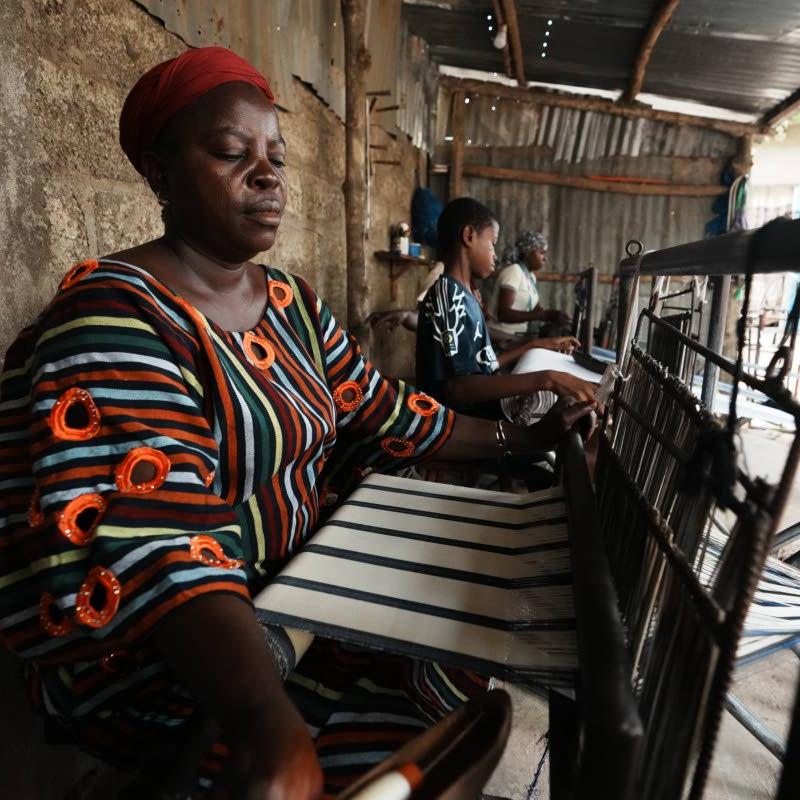 Betting on turning cotton crop into clothes at home