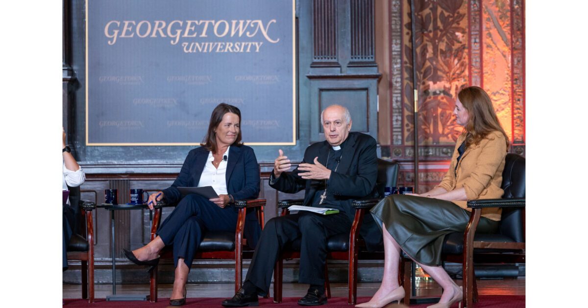 At Georgetown University dialogue, future of artificial intelligence seen as ‘something we have to tackle together’