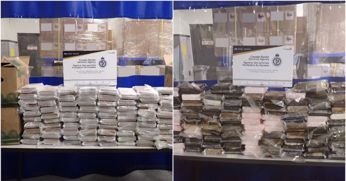 475 pounds of cocaine seized from trucks trying to enter Canada from U.S.: CBSA