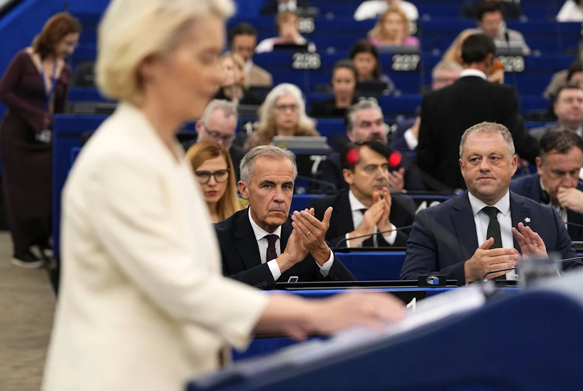 Europe wants Canada as its first 'associate member', von der Leyen tells Carney