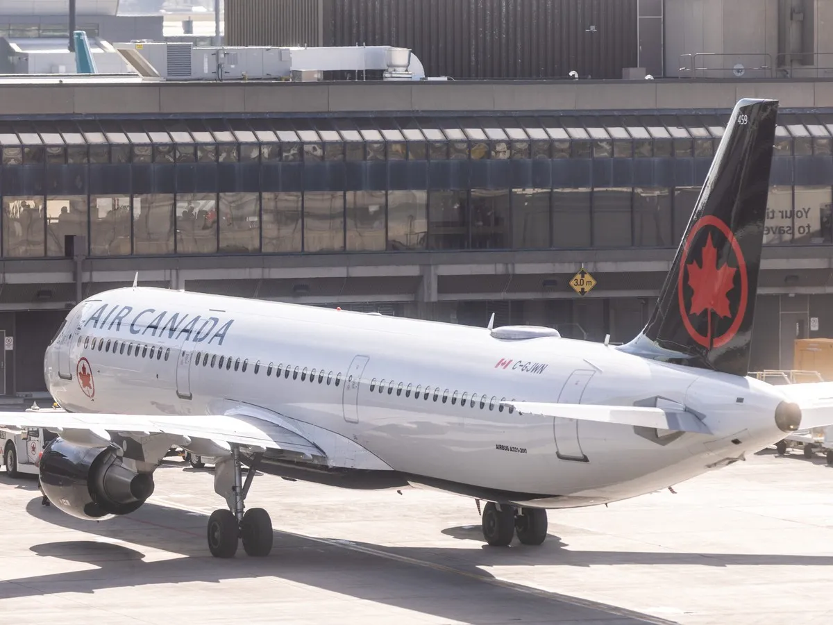 Air Canada removes in