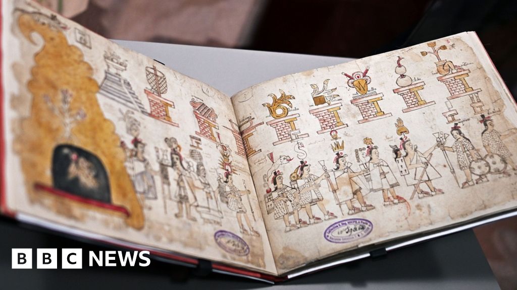 Watch: Aztec codex on display in Mexico for first time in 186 years