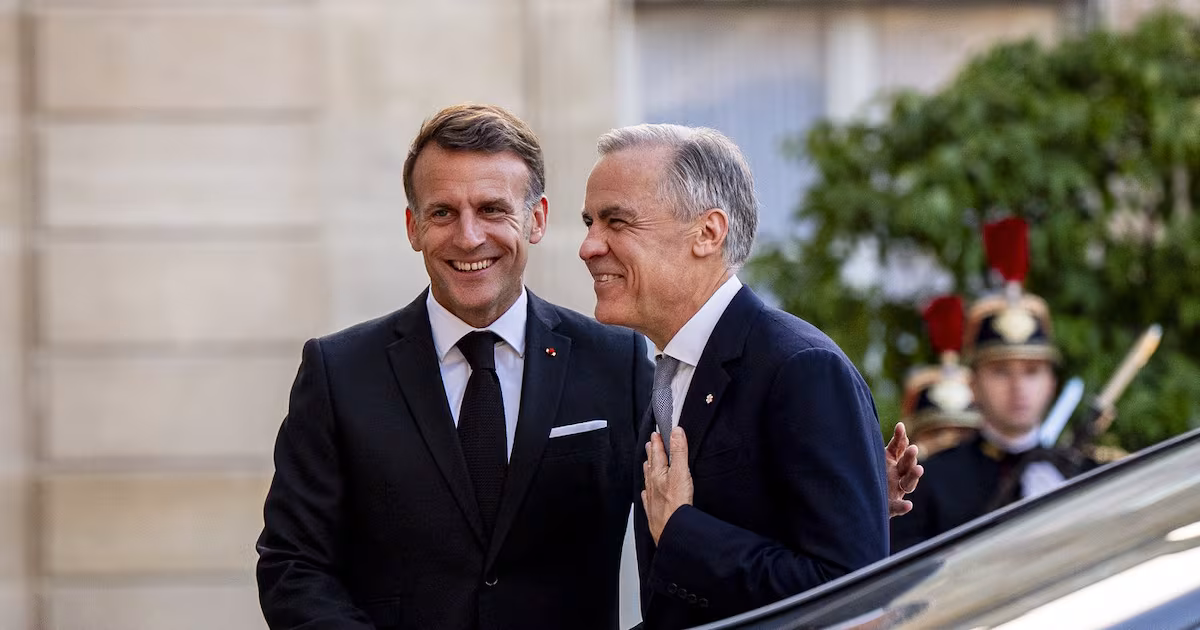 Carney and Macron to meet in French island on Sunday