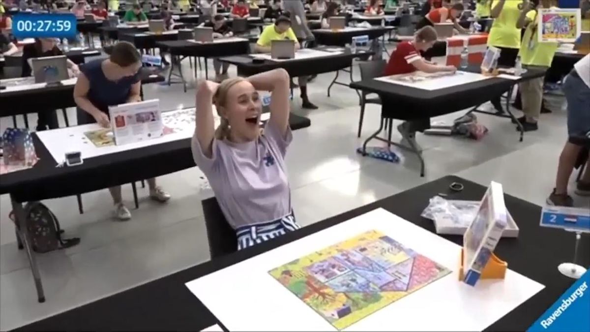 Speed jigsaw puzzlers battle it out at World Championships in Spain