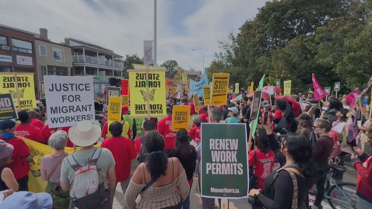 Toronto march calls for migrant justice and immigration reform