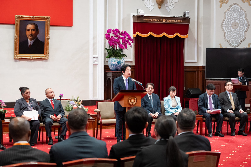 President Lai meets World Alliance for Disaster Management delegation leaders-News releases