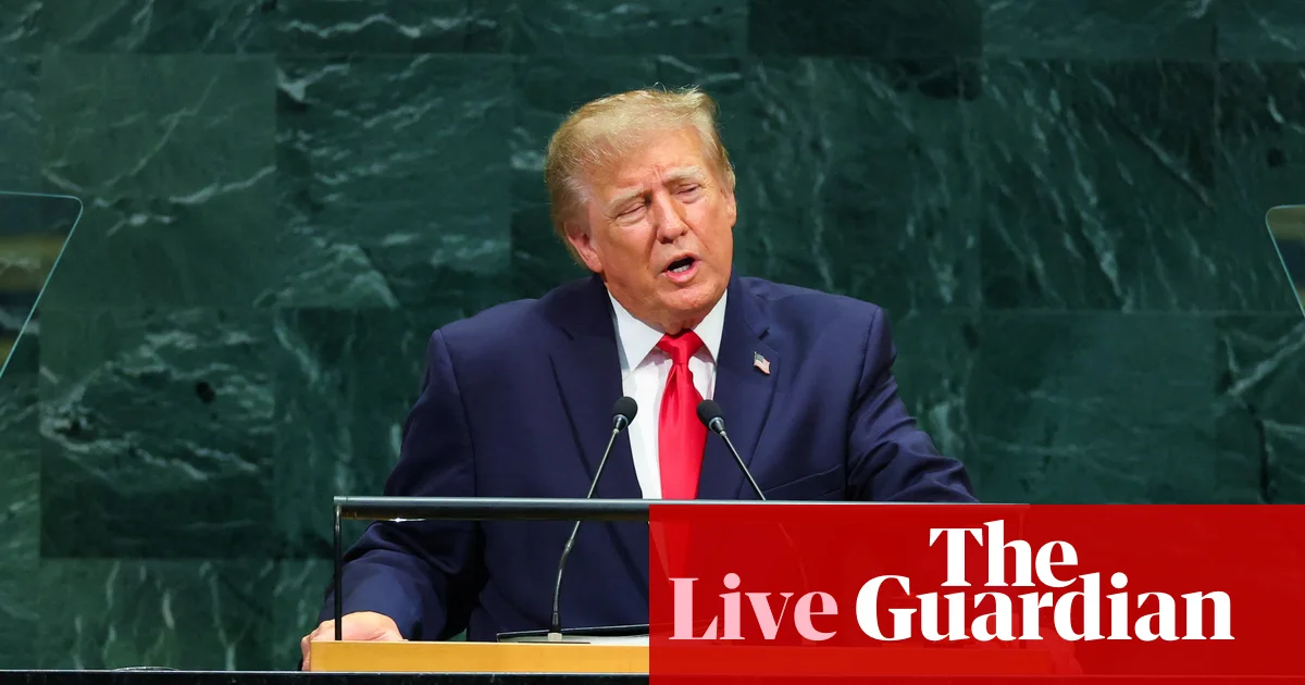 Trump addresses UN General Assembly amid Iran war and tensions with allies