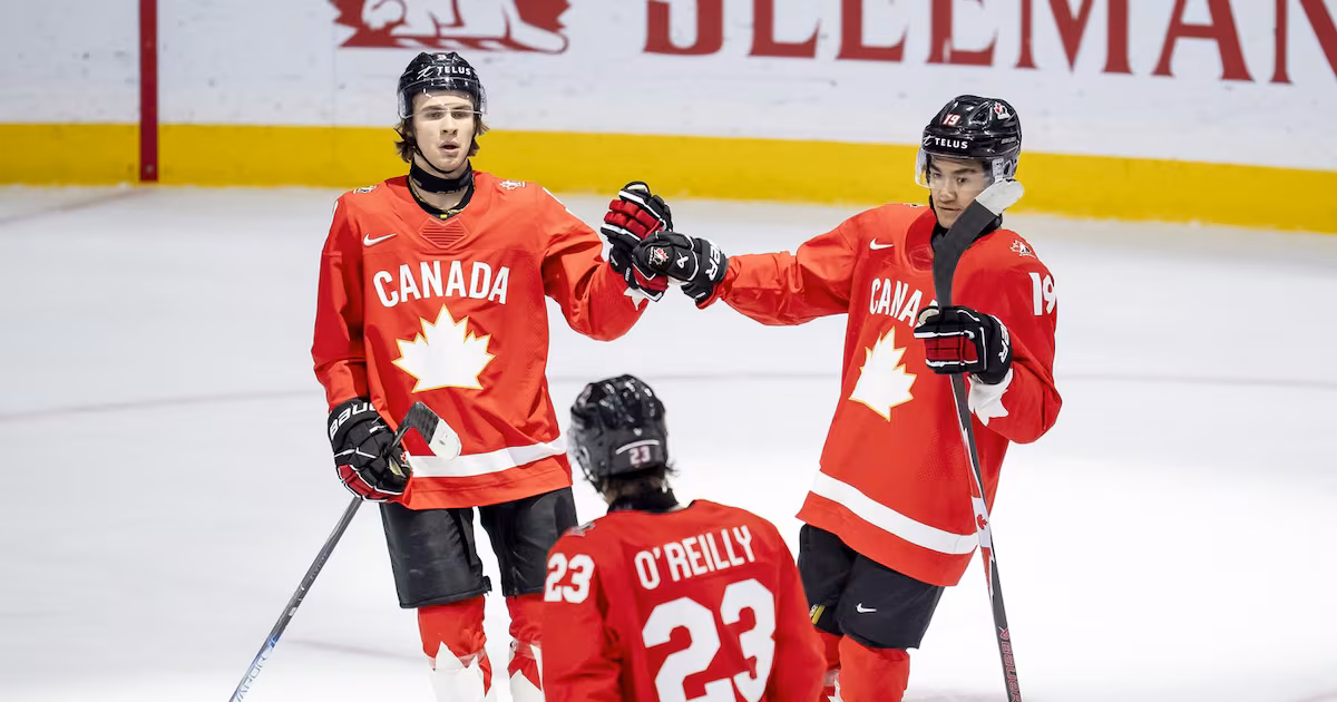 Canada to open world junior hockey championship against Switzerland in Edmonton