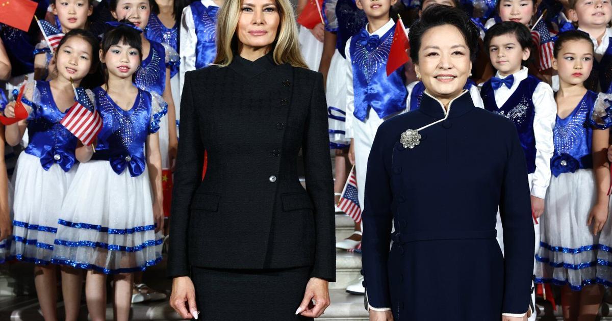 Melania Trump hosts China's first lady for an outing watched for diplomacy and style