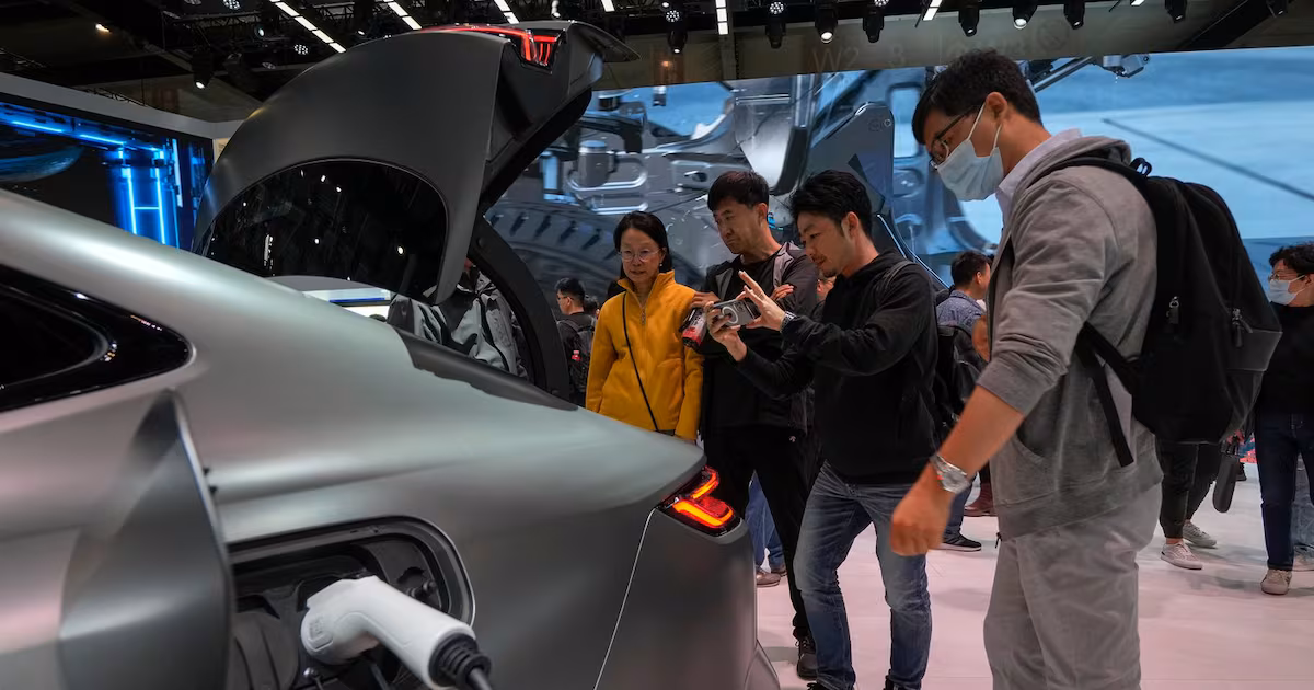 Chinese auto companies race ahead on EV technology, achieving 5
