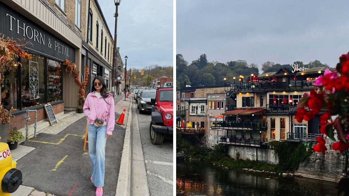 This Ontario village is the 'Cobblestone Capital of Canada' with fall vibes and charming shops