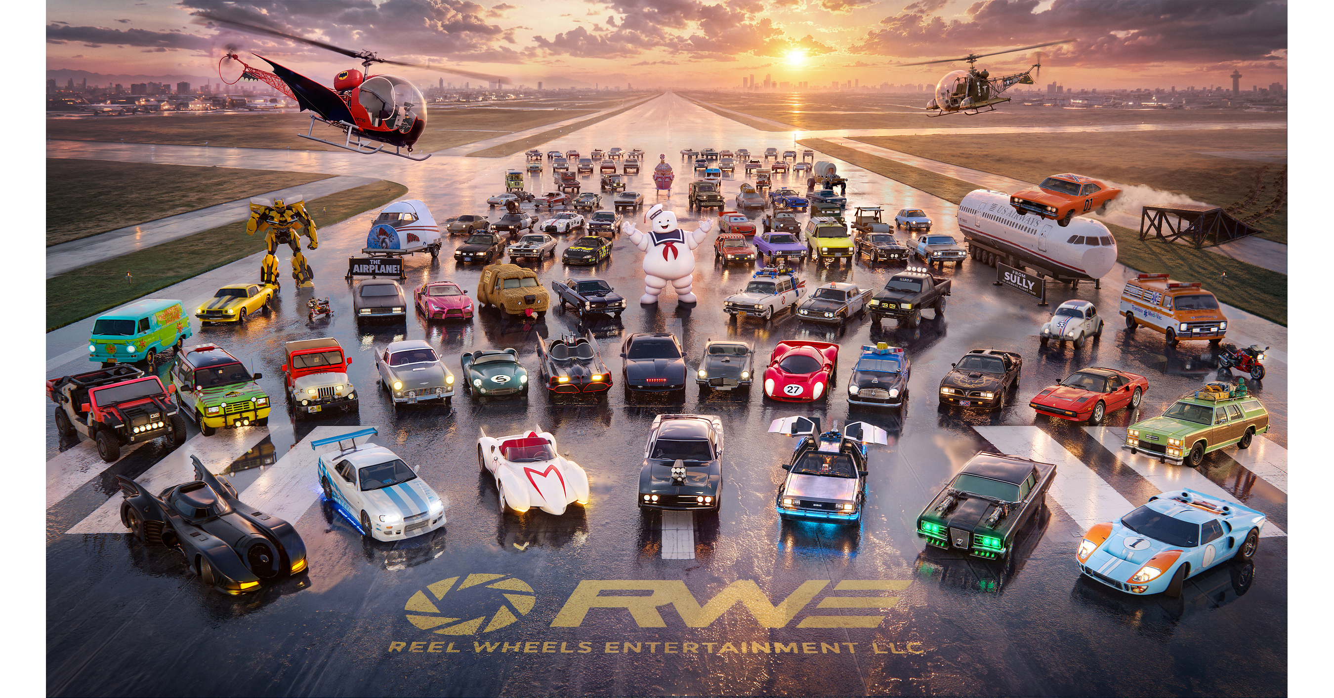 Reel Wheels Entertainment™ Unveils Hundreds of Film and Television Icons, Backed by Award