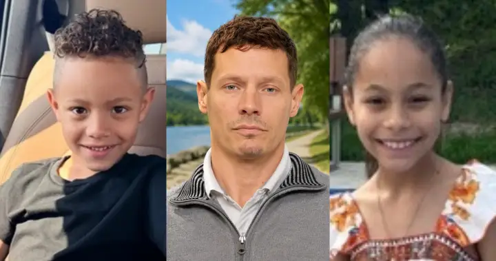 Edmonton man accused of abducting his 2 kids wanted on Canada