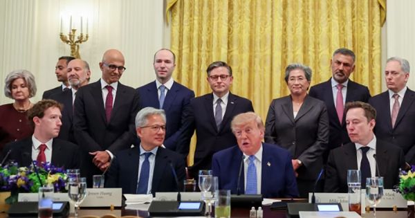 Trump and six tech companies sign a voluntary artificial intelligence safety accord
