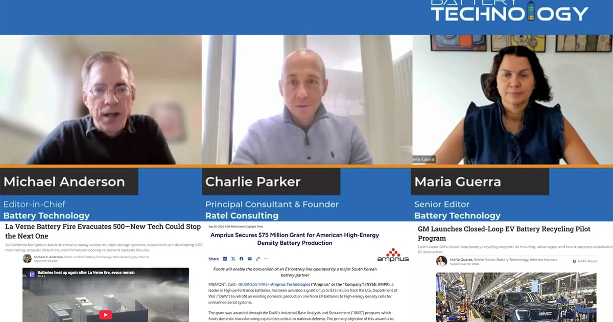 Editors' Roundtable: Significant Battery News of September 2026