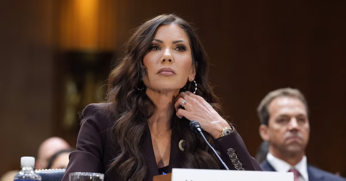 Former U.S. Homeland Security Secretary Kristi Noem files for divorce from her husband of 34 years
