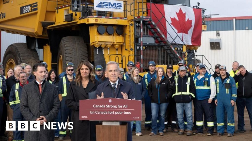 Carney pitches oil pipeline as a response to US