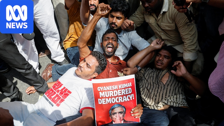 Indian 'Cockroach Party' protestors demand elections chief resign