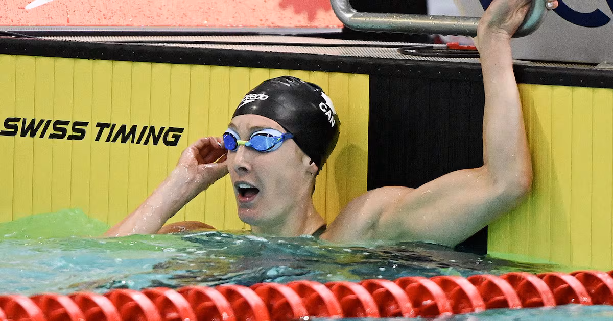 Canada's Taylor Ruck posts double
