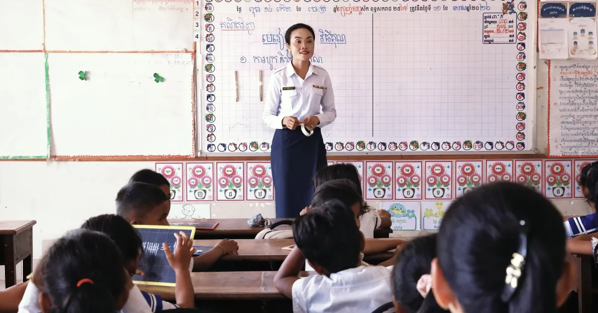 On World Teachers' Day, Cambodia Ministry of education and UNESCO