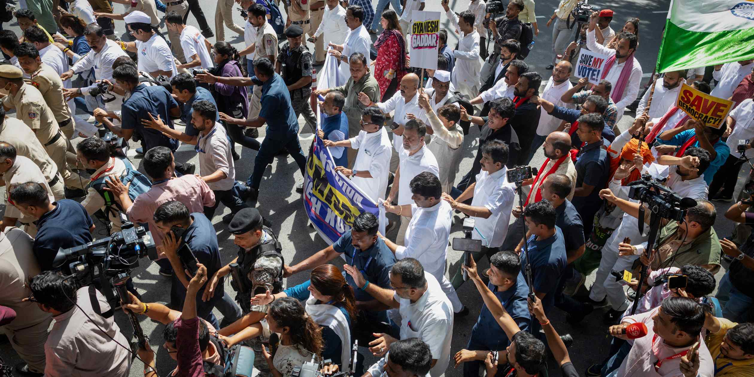 India's opposition protests pile pressure on Modi government