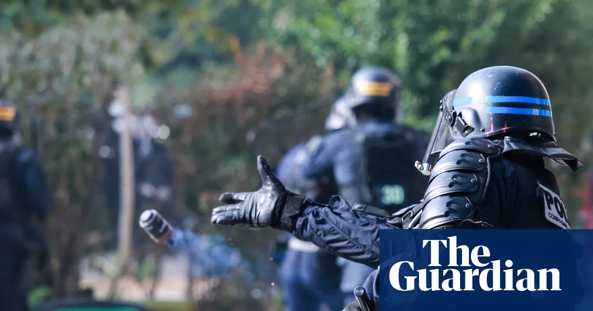 French police suspend use of stun grenades at school protests as minister rejects accusations of brutality