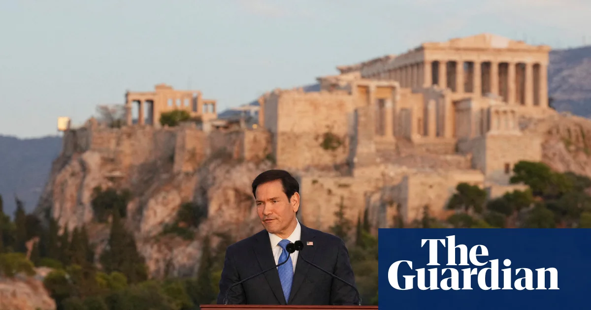 Rubio in Greece digs into past to tout Trump’s ‘America first’ approach
