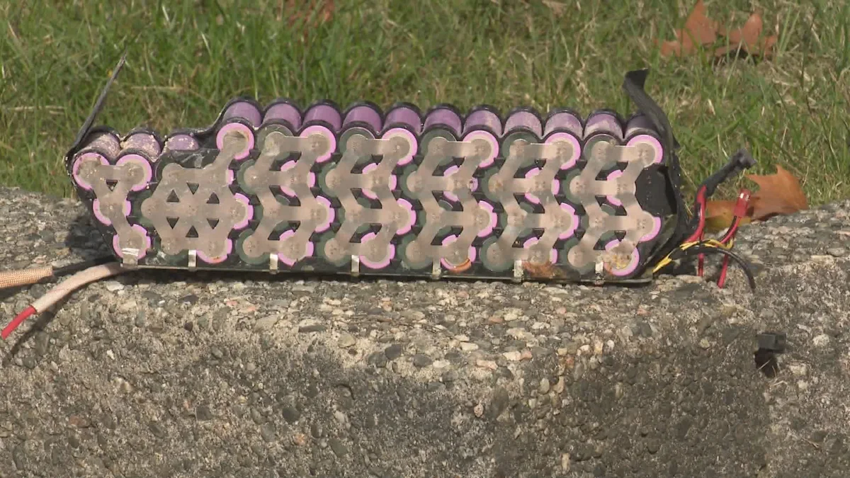 Reducing lithium battery fire risk
