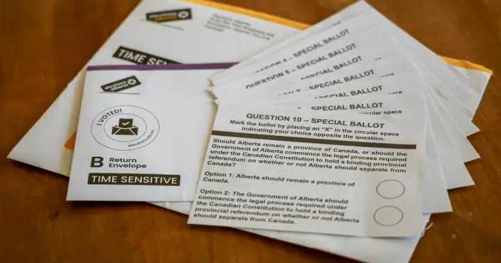 Ability to fix errors in referendum ballot packages show system works: Alberta premier