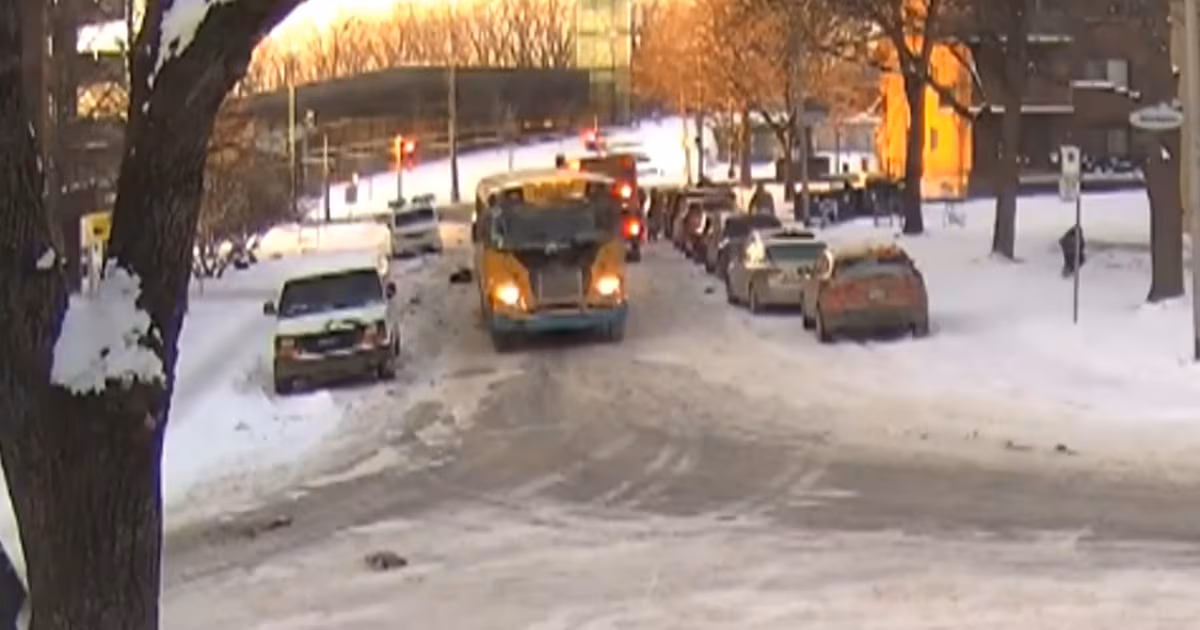 Surveillance camera catches moment Montreal boy was run over by school bus