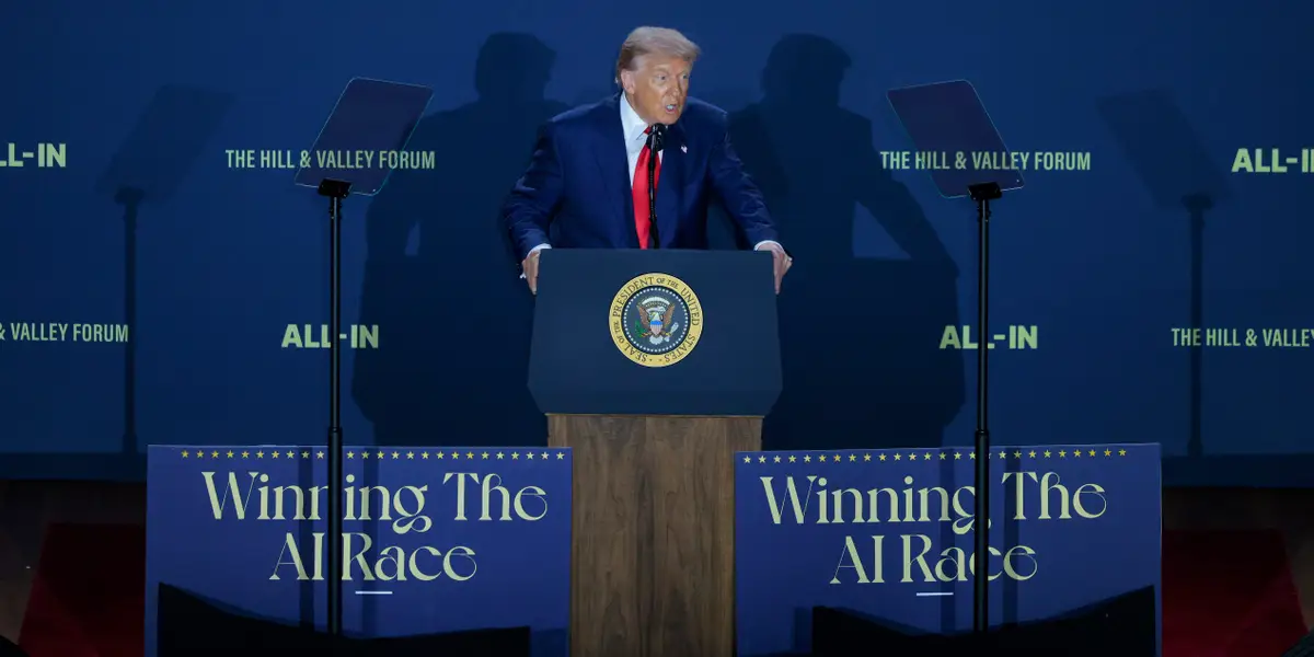 Trump says you're an 'enemy' of the White House if you don't support his AI rebrand