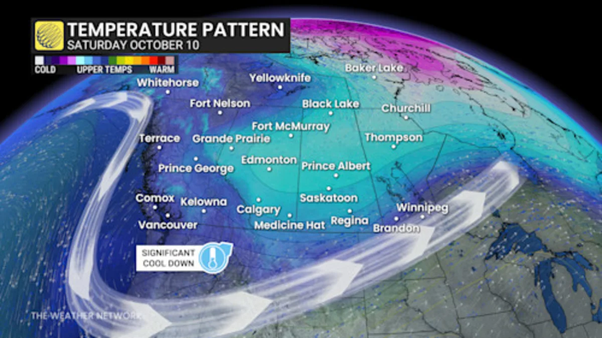 Snowy pattern change threatens Thanksgiving on parts of the Prairies