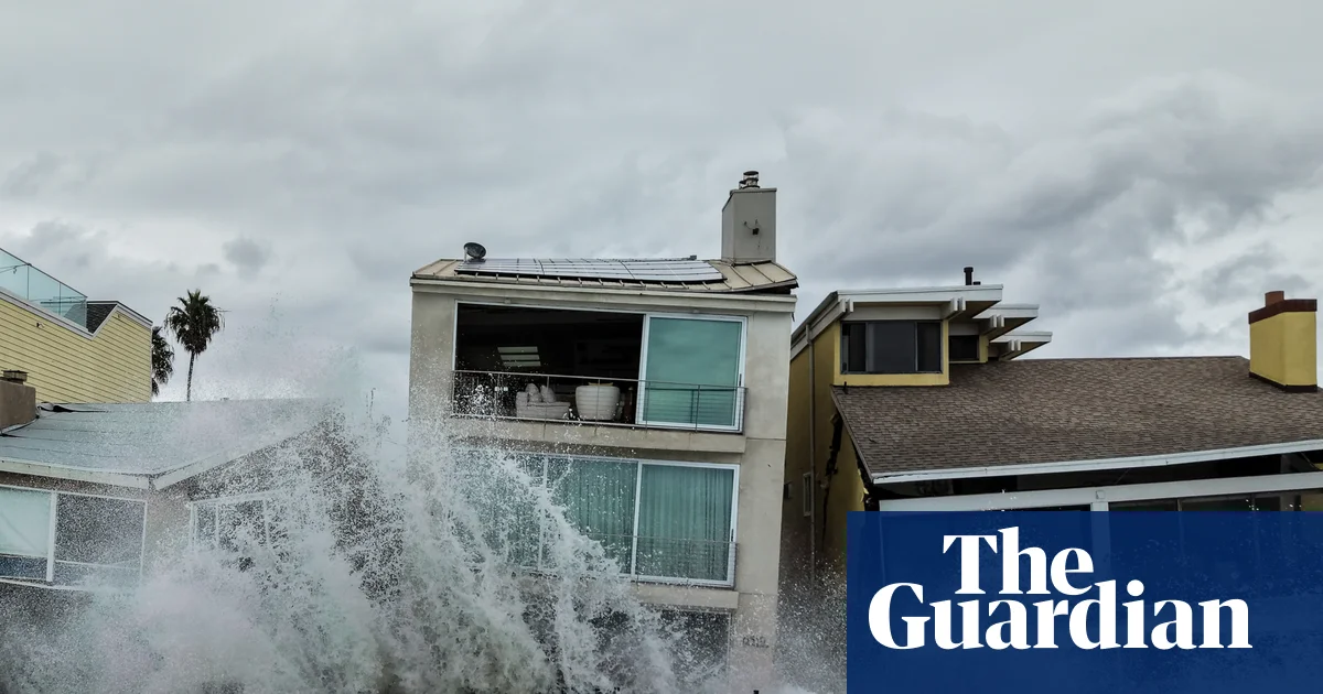 Intense waves and floods batter California waterfront homes and boardwalks