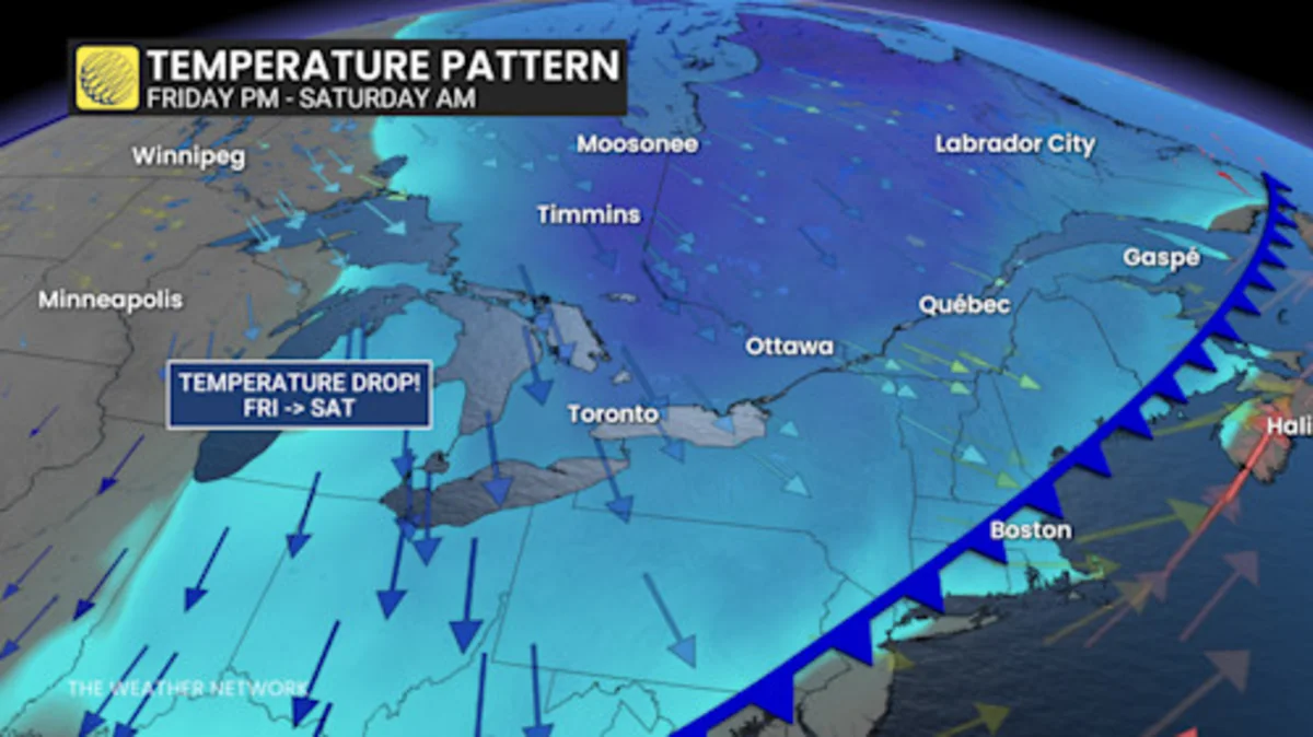 Classic fall storm could bring Ontario's first snowflakes