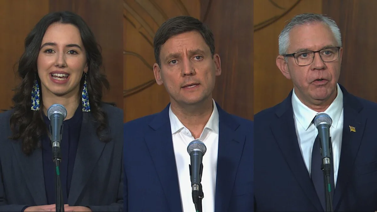 WATCH: B.C. party leaders reflect on only televised debate