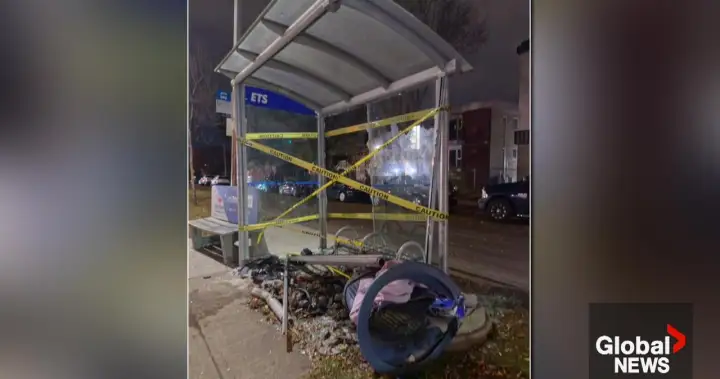 Young father killed when motorcycle crashes into Edmonton bus shelter