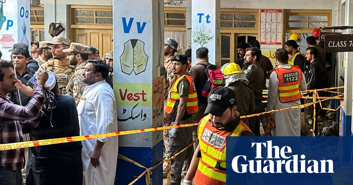 Pakistan school roof collapse kills at least 34 children and teacher