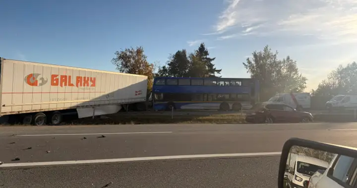 Multi-vehicle crash including double