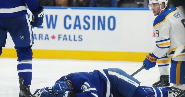 Maple Leafs centre John Tavares out week-to
